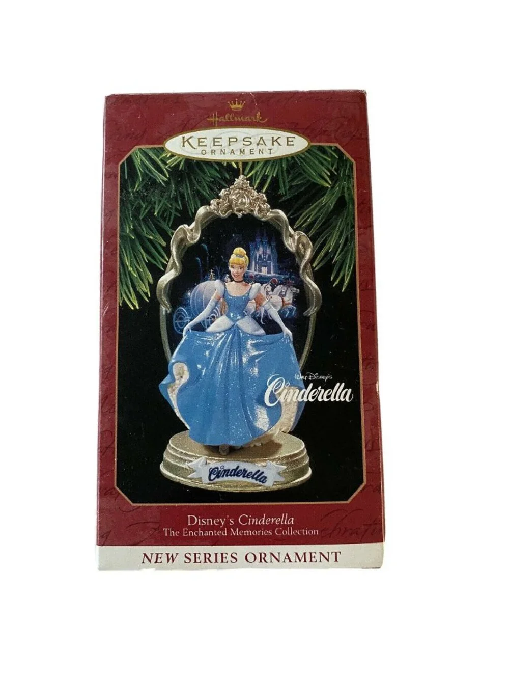 Cinderella Walt Disney  1st in Series 1997 Hallmark Keepsake Christmas Ornament